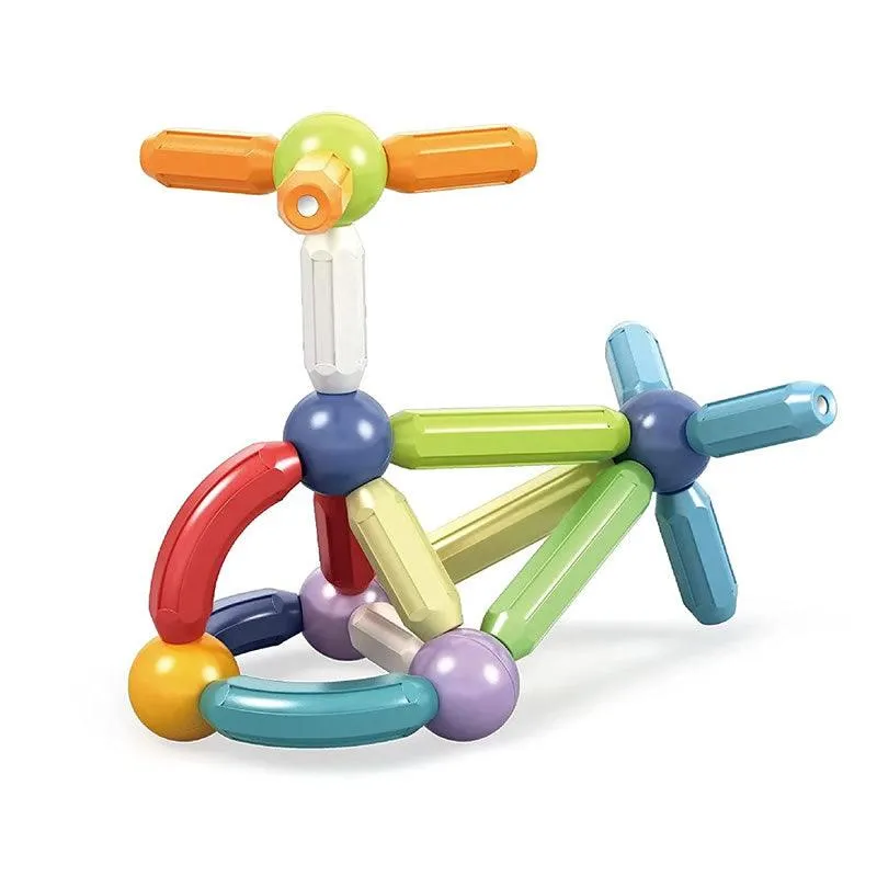 25Pcs Stacking Magnetic Sticks And Balls Game For Kids Toy Ba-317