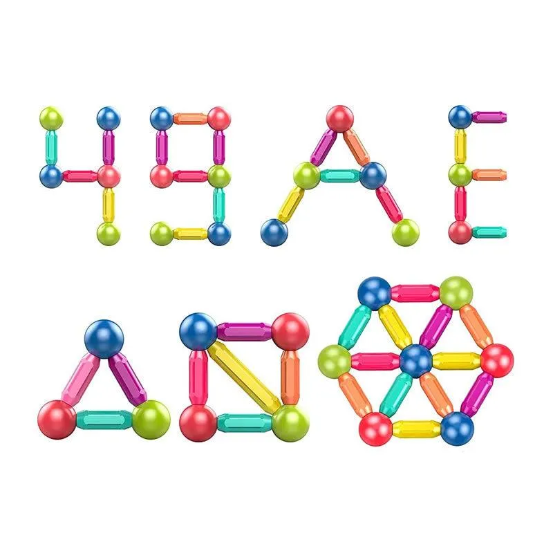 25Pcs Stacking Magnetic Sticks And Balls Game For Kids Toy Ba-317