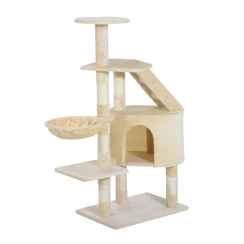 49" Cat Tree Tower - Beige