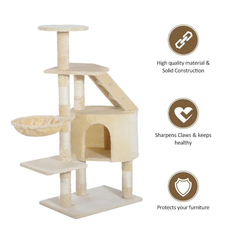 49" Cat Tree Tower - Beige