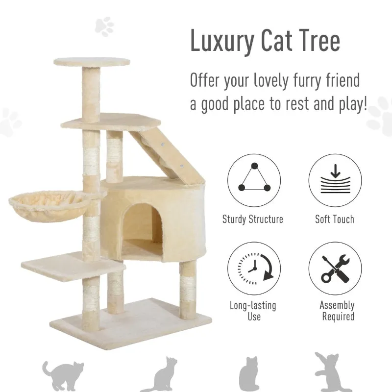 49" Cat Tree Tower - Beige