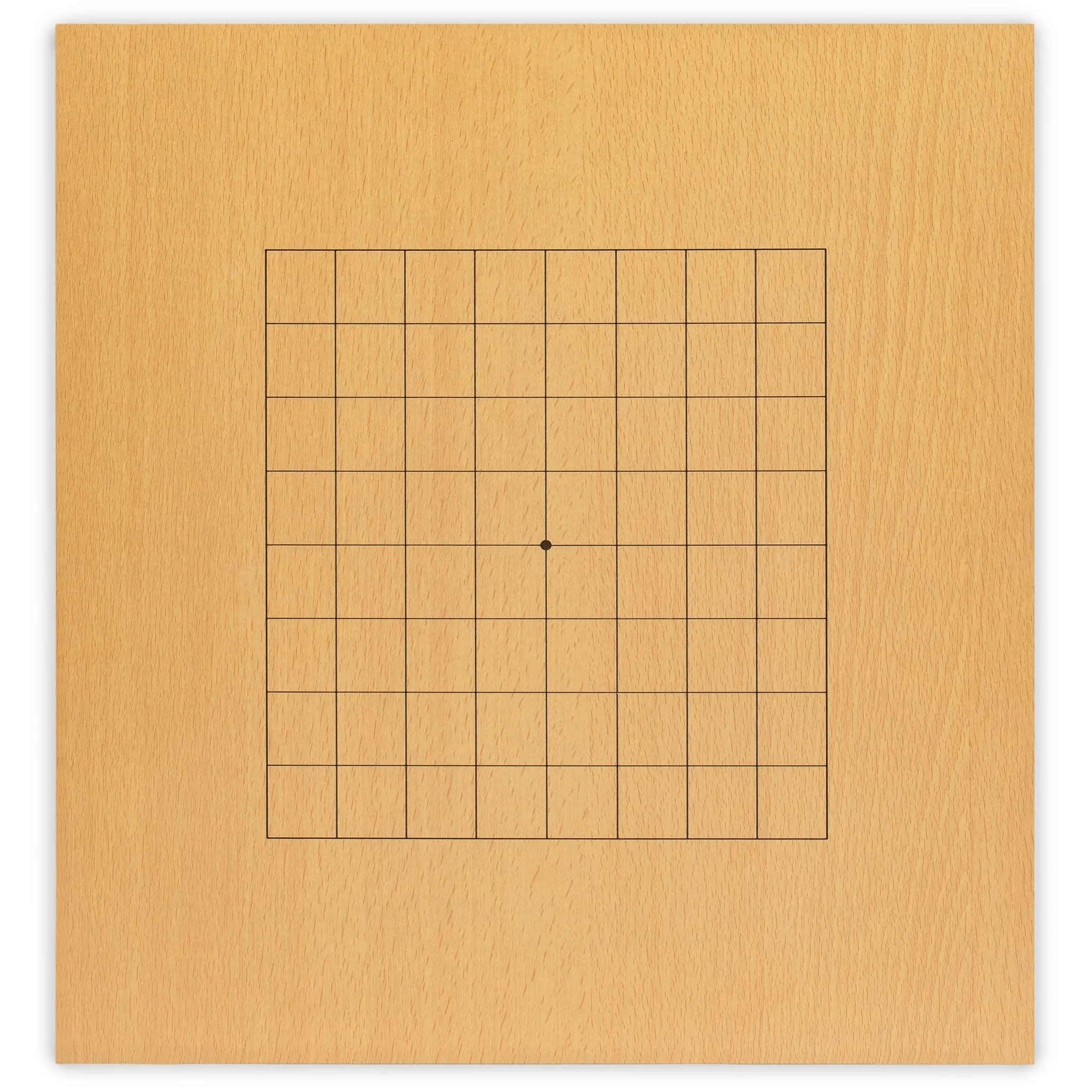 Beechwood Veneer 0.4-Inch Etched Beginner's Reversible 9x9/13x13 Go Game Set Board with Double Convex Melamine Stones