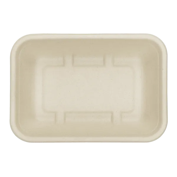 Karat Earth 16oz Natural Bagasse Take Out Container, Rectangular - 500 pcs