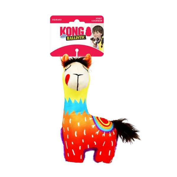 Kong Ballistic Vibez Llama Assorted Med/Lrg