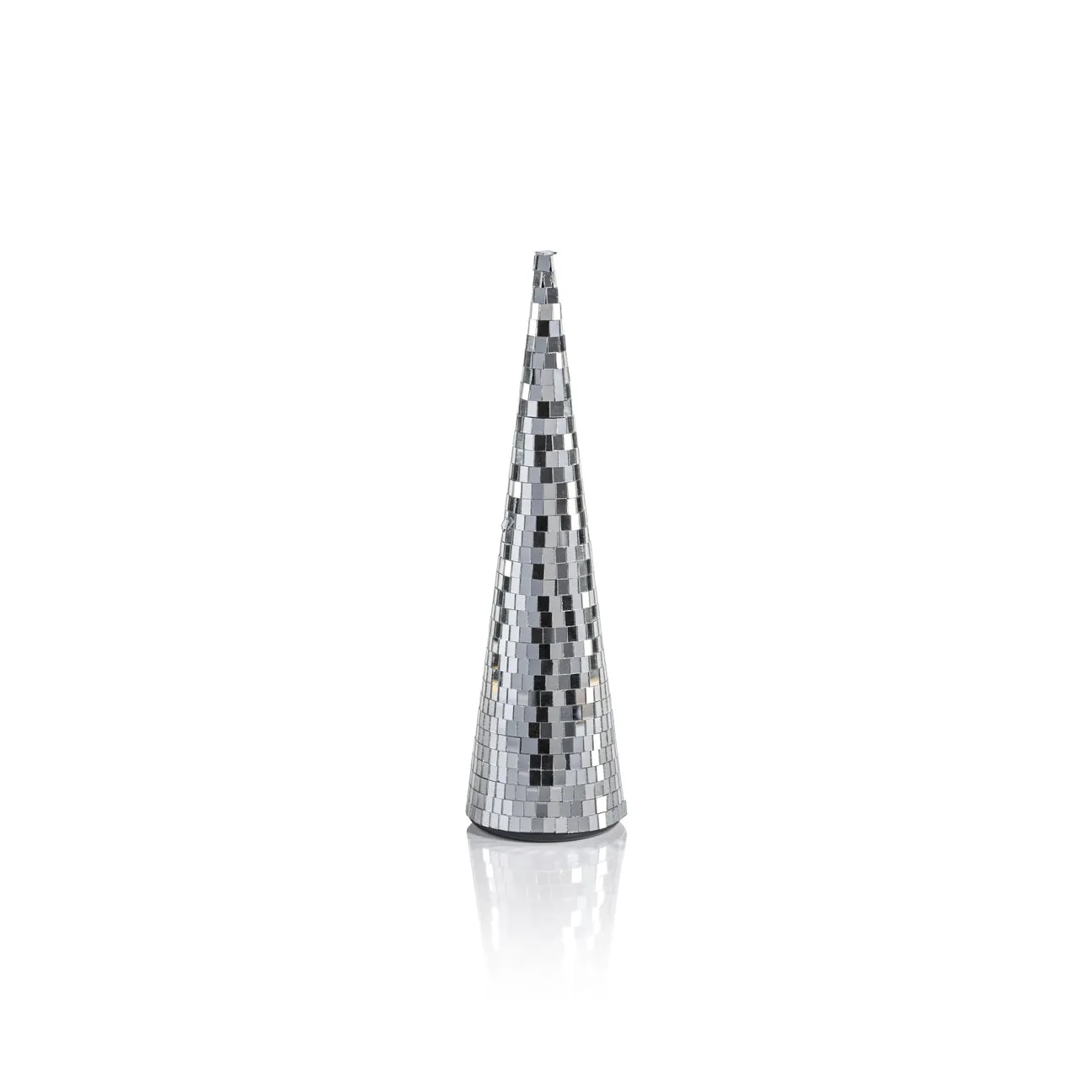 Luminous Festive Prism Tree - Silver