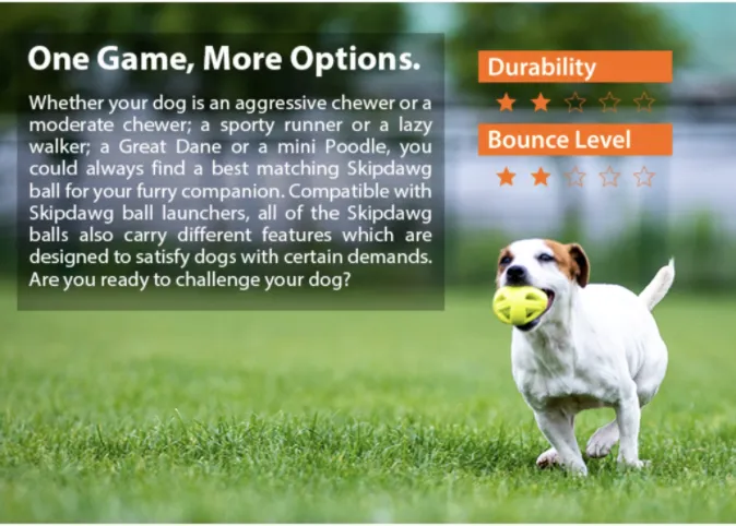 Skipdawg Series: Breezy Ball, Agility Ball, Tennis Ball