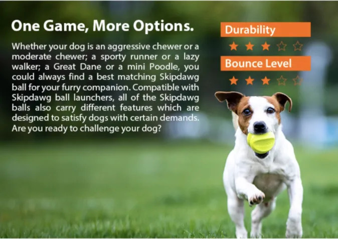 Skipdawg Series: Breezy Ball, Agility Ball, Tennis Ball