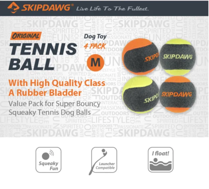 Skipdawg Series: Breezy Ball, Agility Ball, Tennis Ball