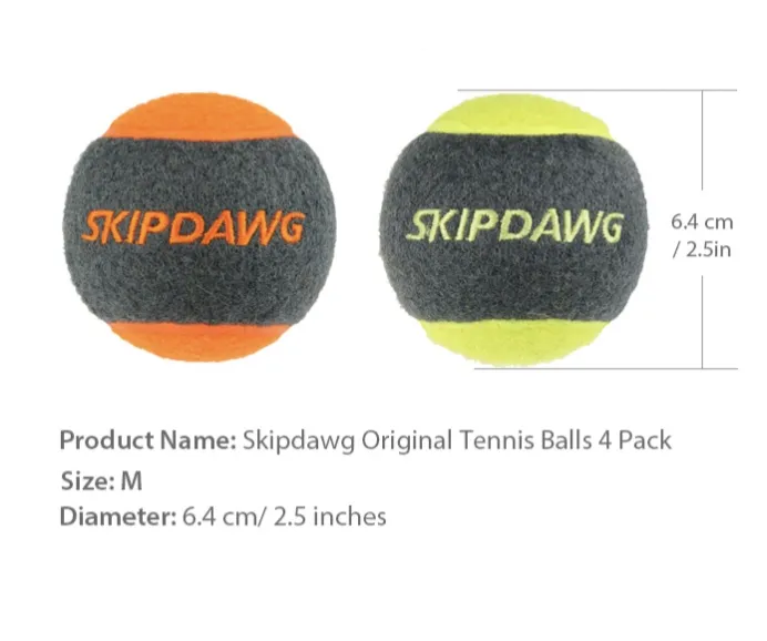Skipdawg Series: Breezy Ball, Agility Ball, Tennis Ball