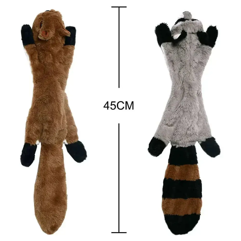 Squeakers Toy Durable Stuffingless Plush Squeaky Dog Chew