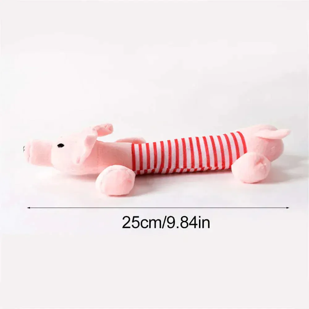 Squeakers Toy Durable Stuffingless Plush Squeaky Dog Chew