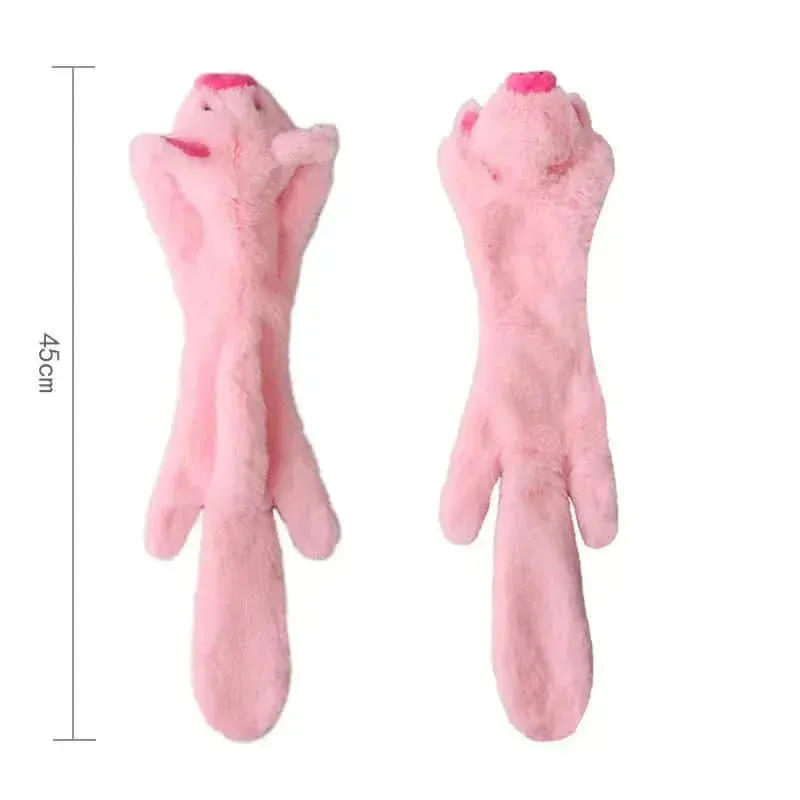 Squeakers Toy Durable Stuffingless Plush Squeaky Dog Chew