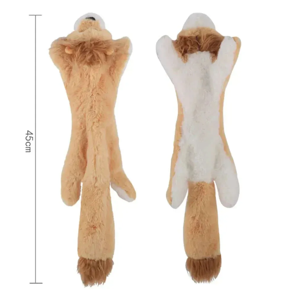 Squeakers Toy Durable Stuffingless Plush Squeaky Dog Chew
