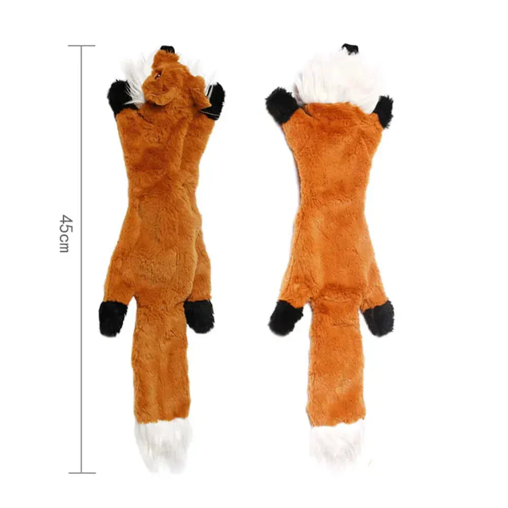 Squeakers Toy Durable Stuffingless Plush Squeaky Dog Chew